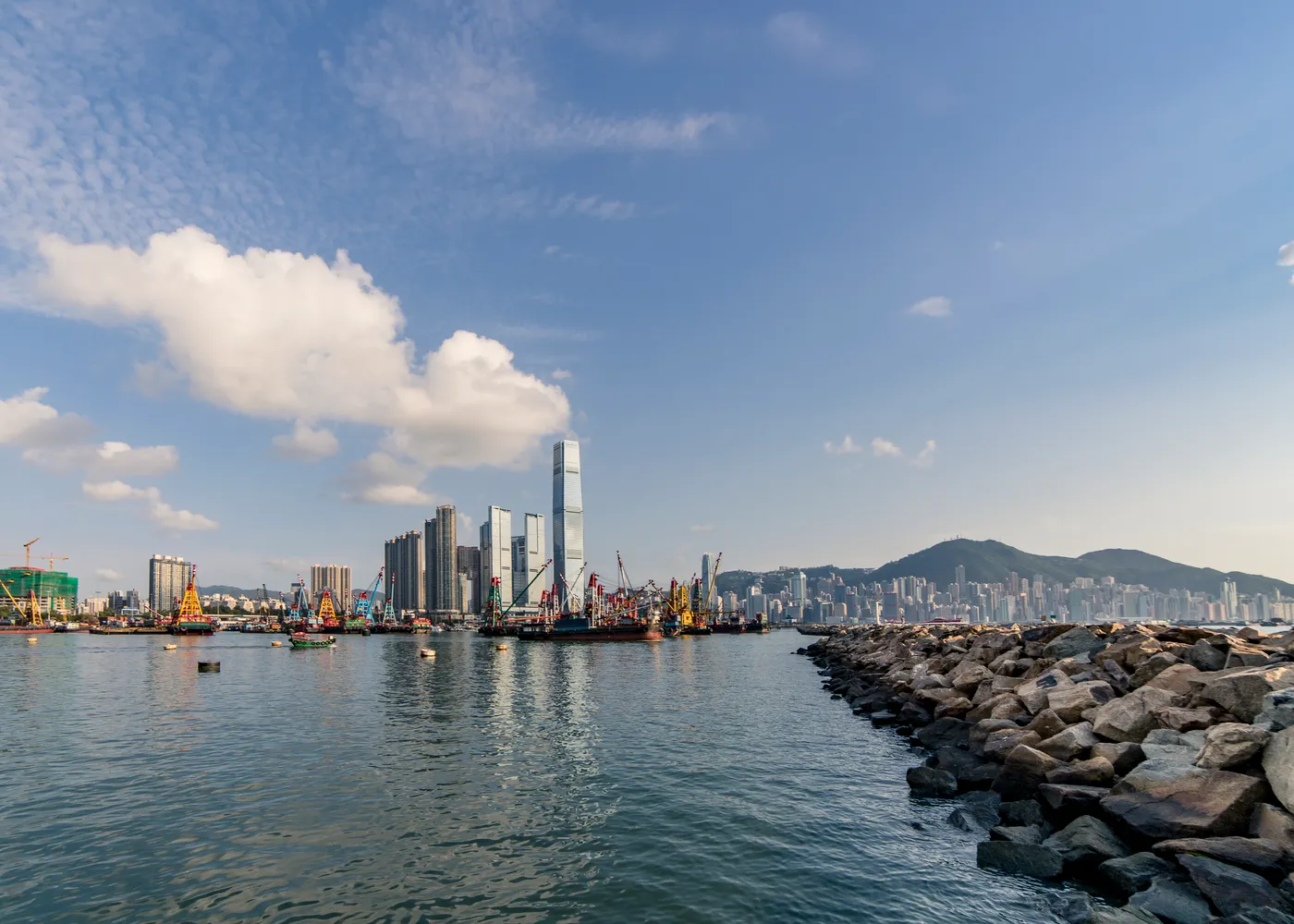 Hong Kong skyline on AceDSE DSE exam practice booklet cover
